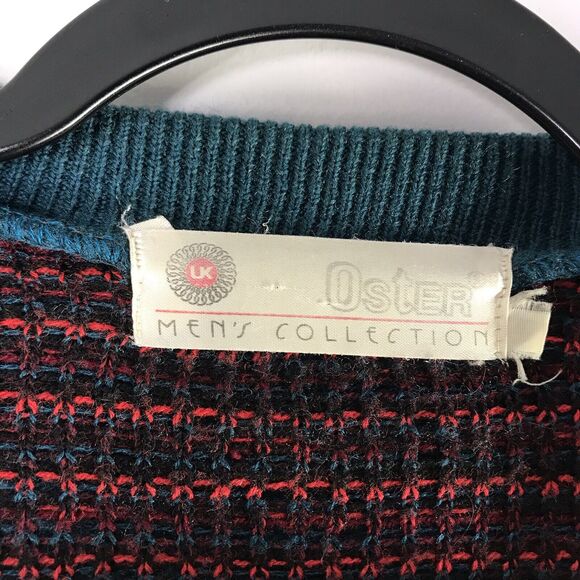 Vintage UK Oster Mens Size XL?‎ Sweater V Neck Grandpa Football Academia Retro - Picture 10 of 15